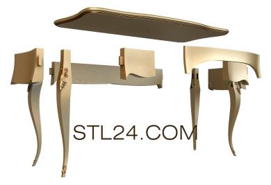 Tables (STL_0204) 3D models for cnc